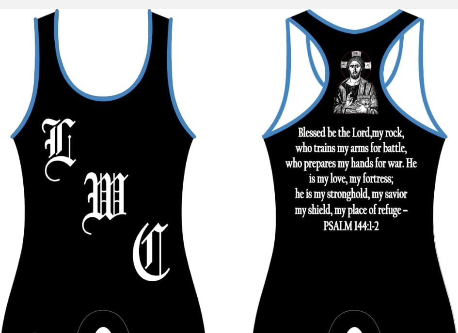 LWC Lugo Wrestling Club singlet design